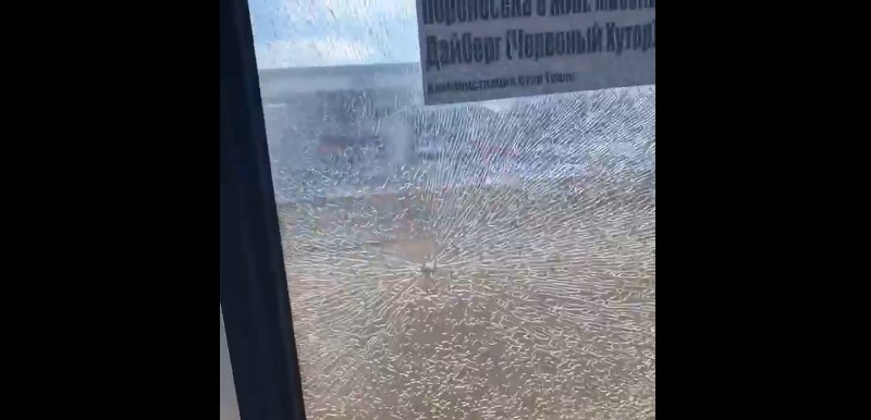 окно автобуса