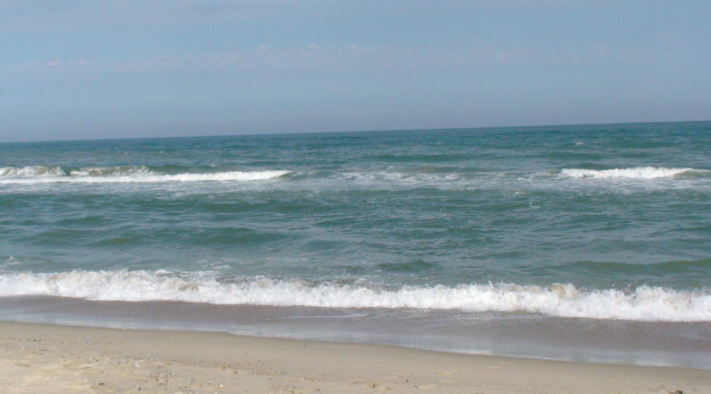 вода в море