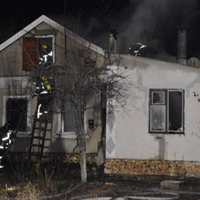 пожар в Приморском