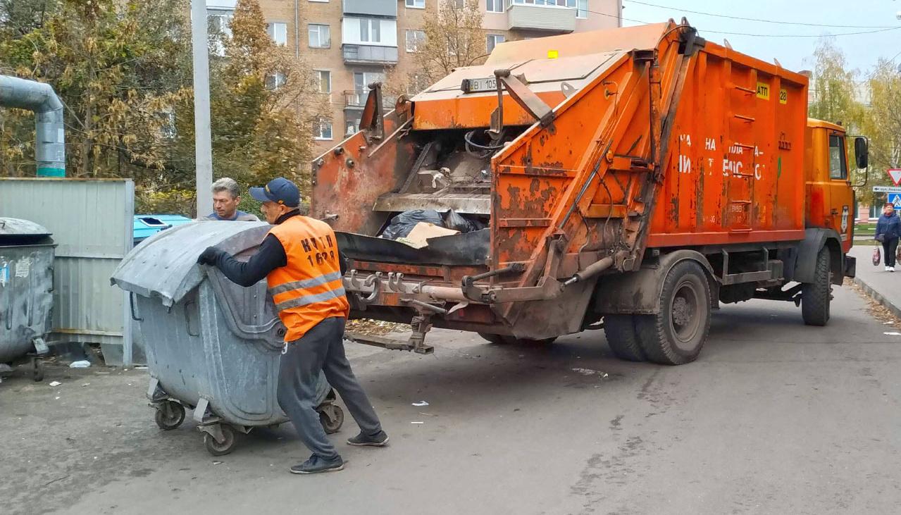 фото вывоз мусора