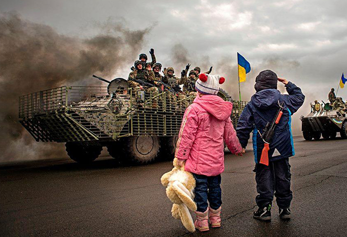 война дети