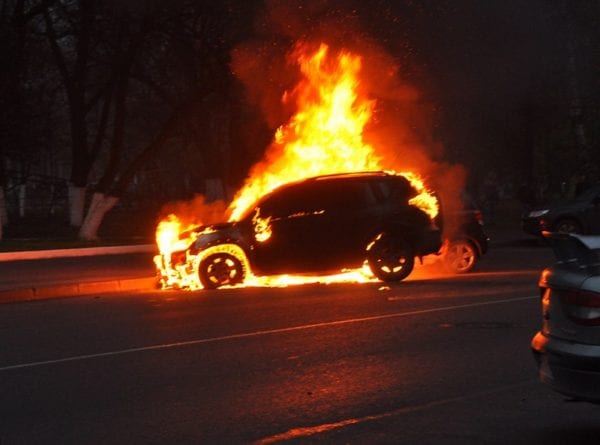 горіла автівка
