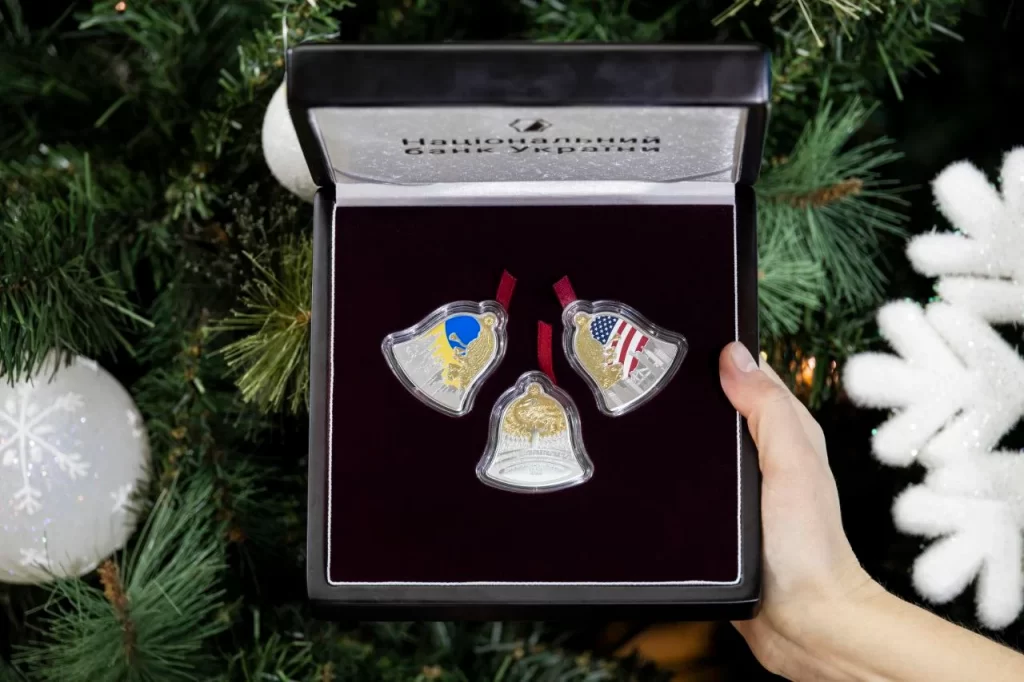 монети Щедрик — колядка дзвонів