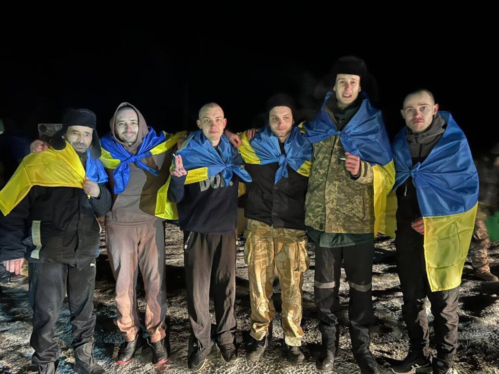 звільнені військовополонені