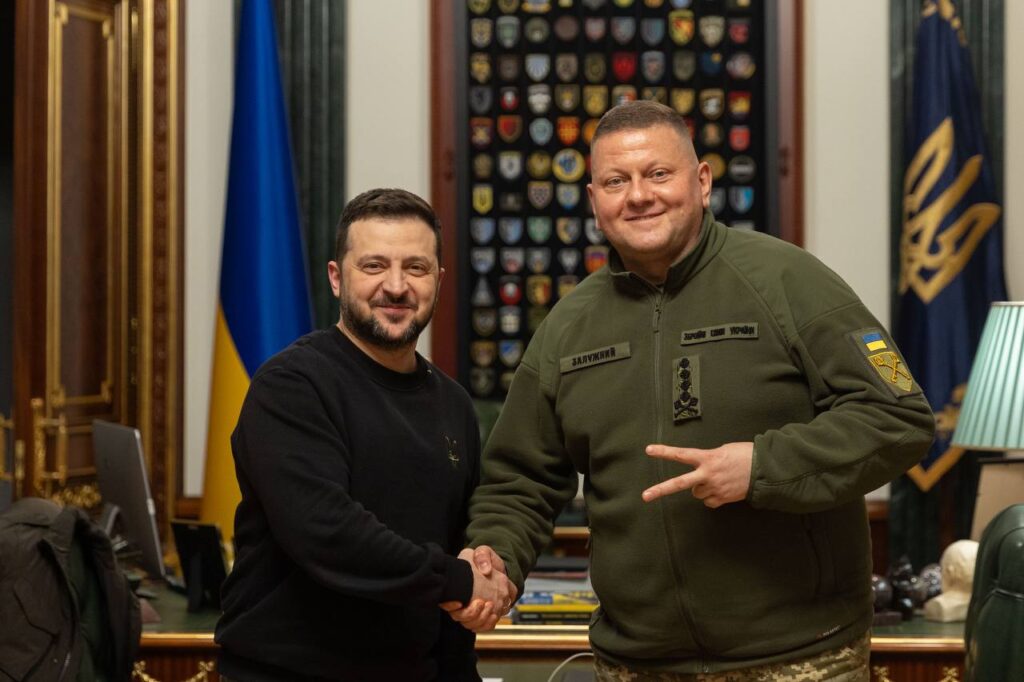 звільнення Залужног
