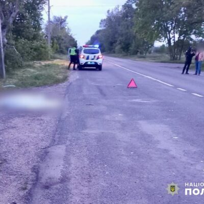 збив пішохода