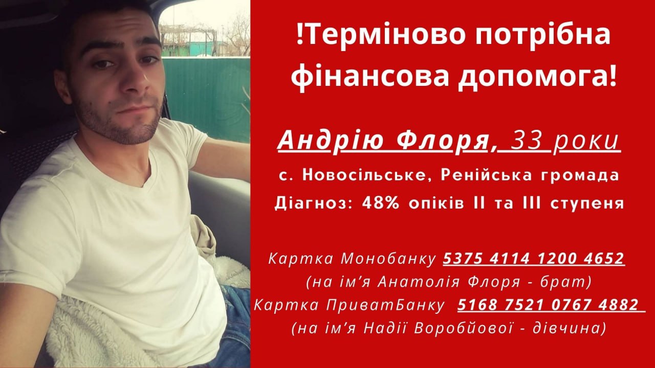 Андрій Флоря допомога