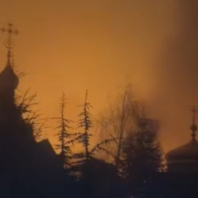 Монастир обстріл