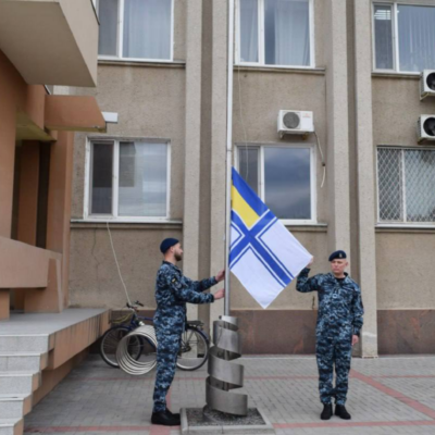 В Ізмаїлі урочисто підняли прапор ВМС України