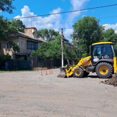 Арциз ремонт дорожнього покриття центральної дороги міста