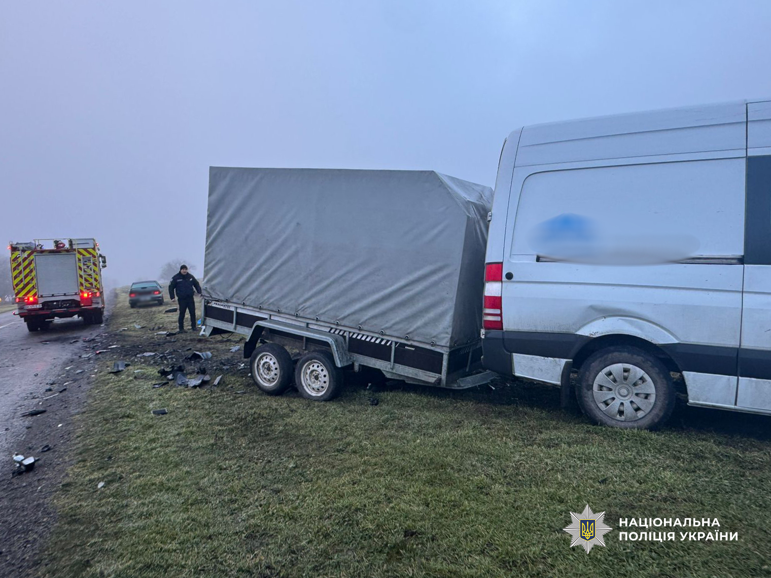 Водію мікроавтобуса, який спричинив ДТП із трьома потерпілими в Болградському районі, повідомили про підозру