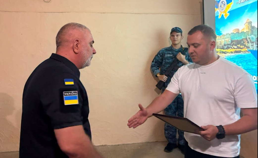 У Білгороді-Дністровському нагородили військовослужбовців морської охорони