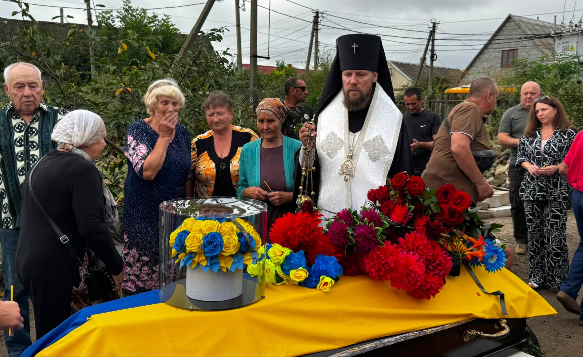 Саф’янівська громада провела в останню путь захисника України Якименка Вадима