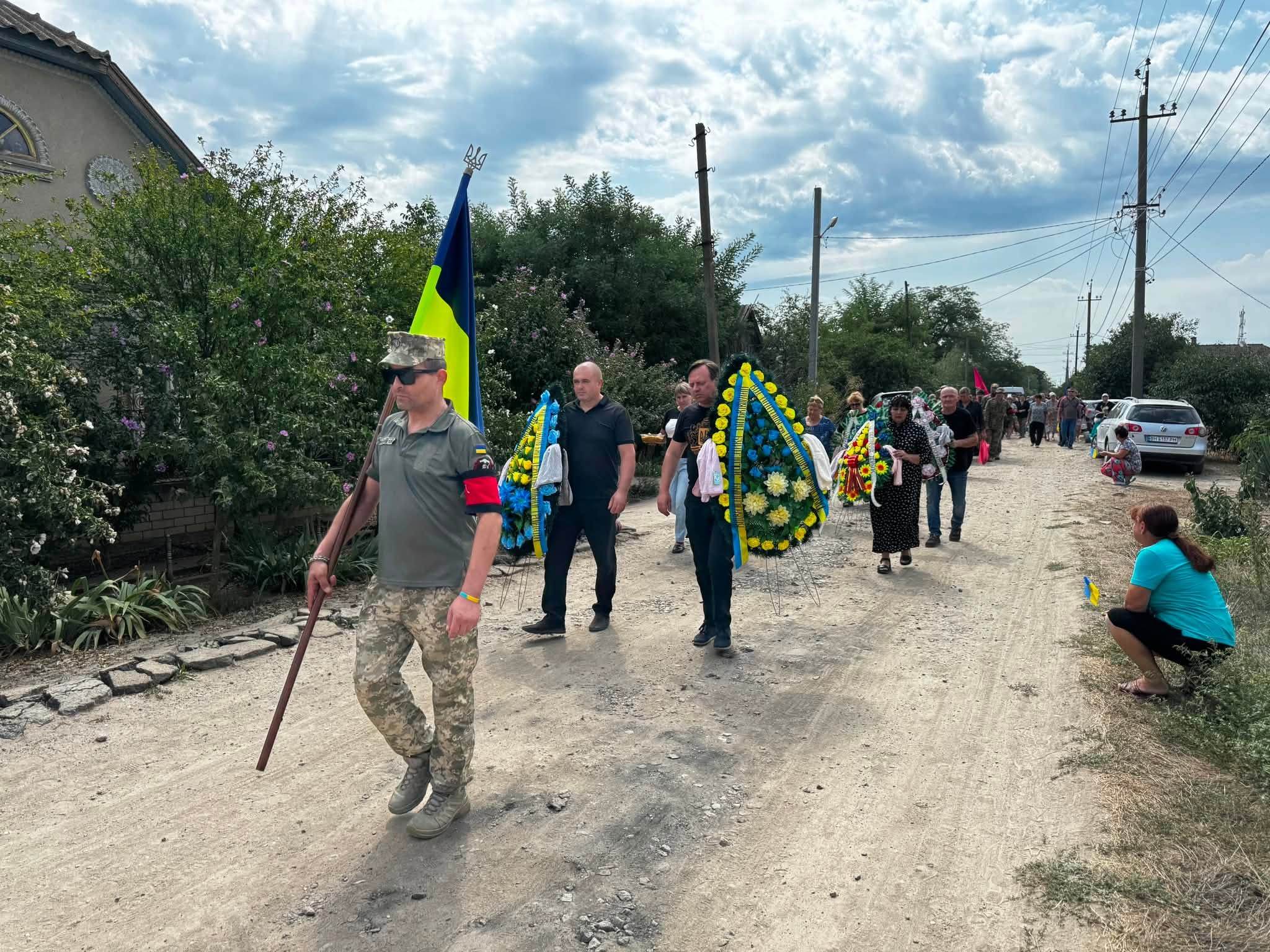 Саф’янівська громада провела в останню путь Захисника України Казакова Сергія