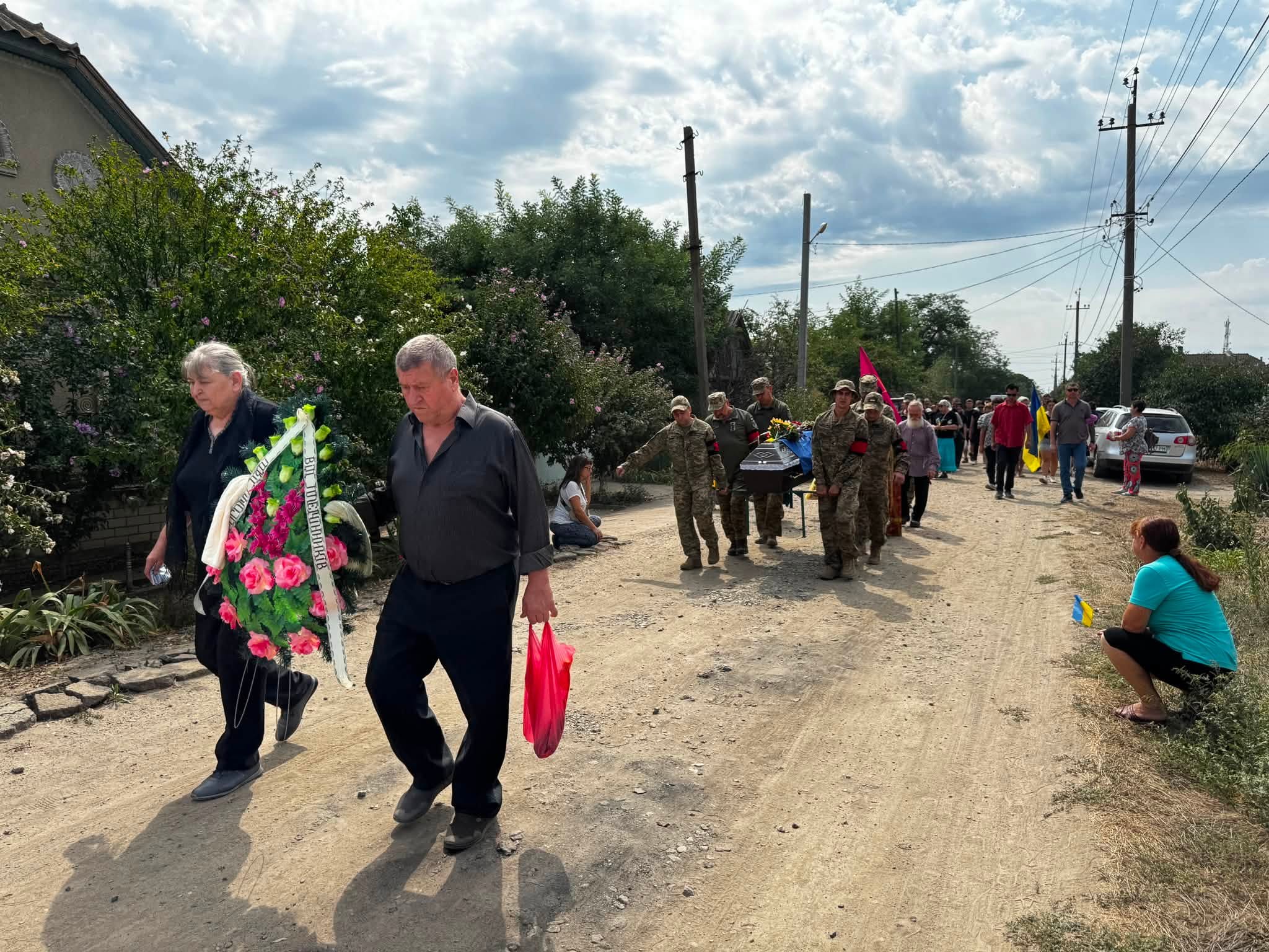 Саф’янівська громада провела в останню путь Захисника України Казакова Сергія