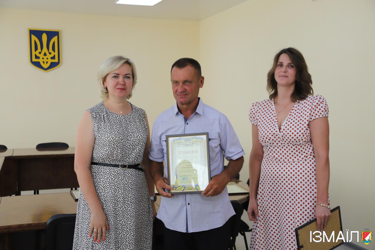 В Ізмаїлі з професійним святом привітали працівників будівельної сфери