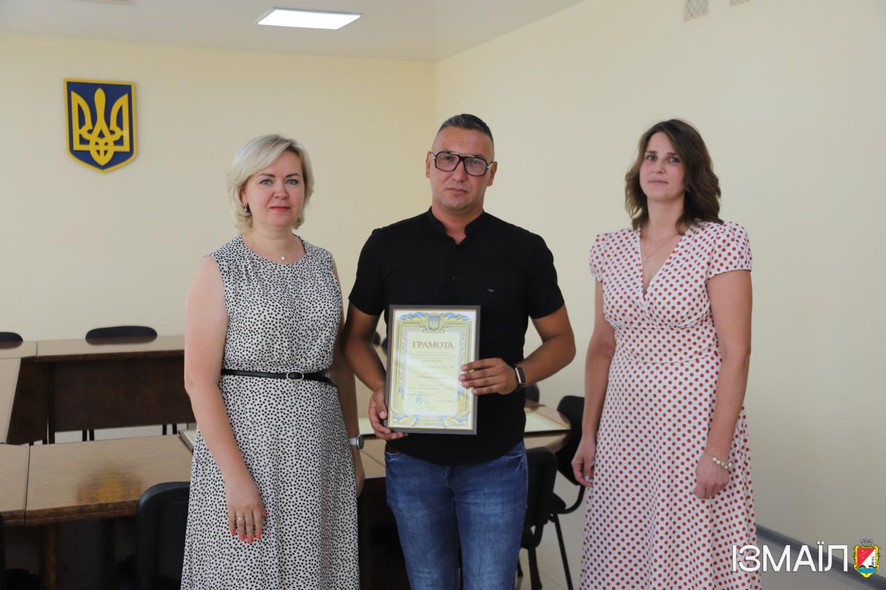 В Ізмаїлі з професійним святом привітали працівників будівельної сфери