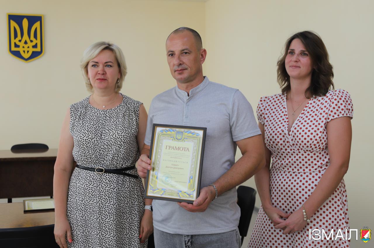 В Ізмаїлі з професійним святом привітали працівників будівельної сфери