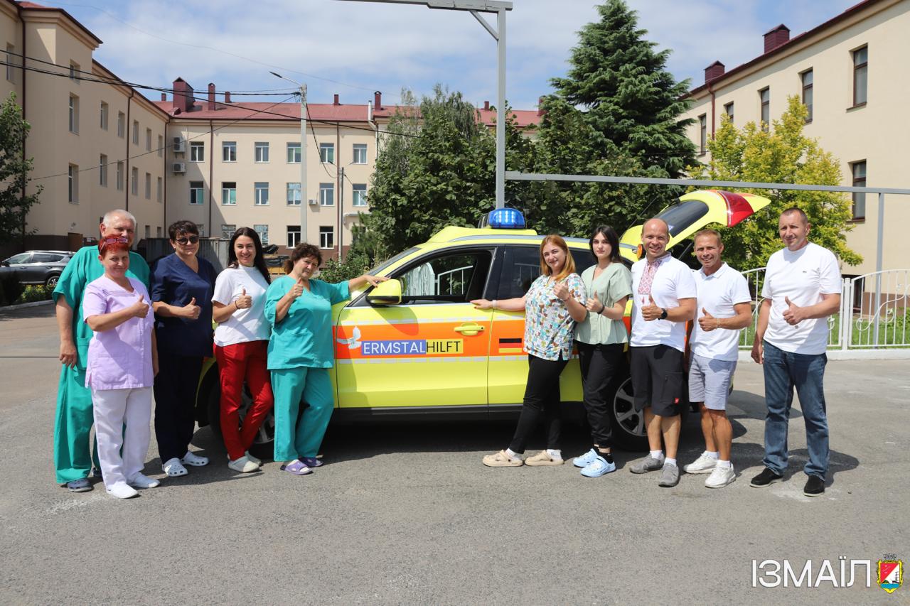 Ізмаїл отримав медичний спецтранспорт від німецької благодійної організації