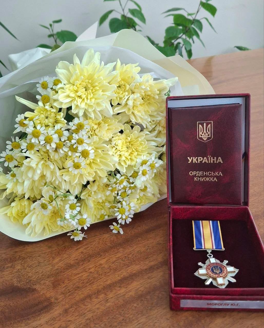 Полеглого захисника з Ренійської громади Мороглу Юрія відзначили орденом “За мужність” III ступеня
