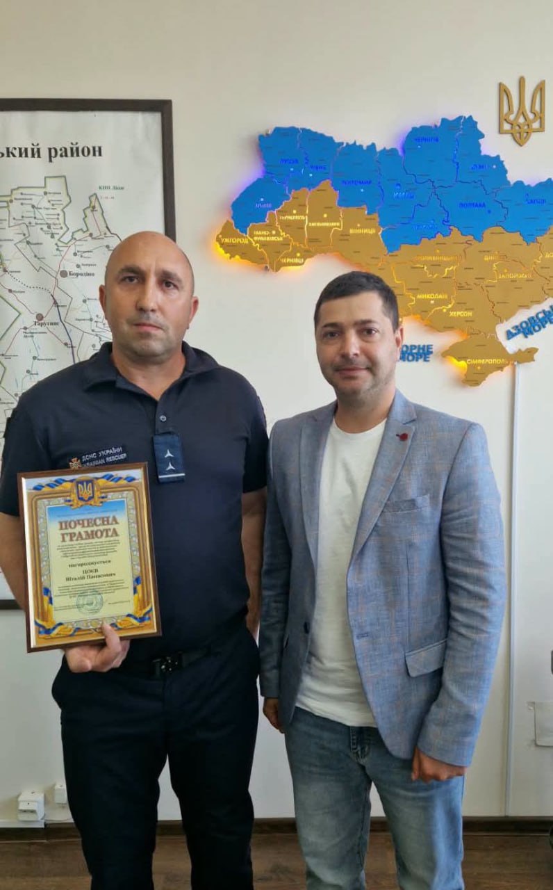 У Болградському районі до Дня рятівника відзначили працівників ДСНС