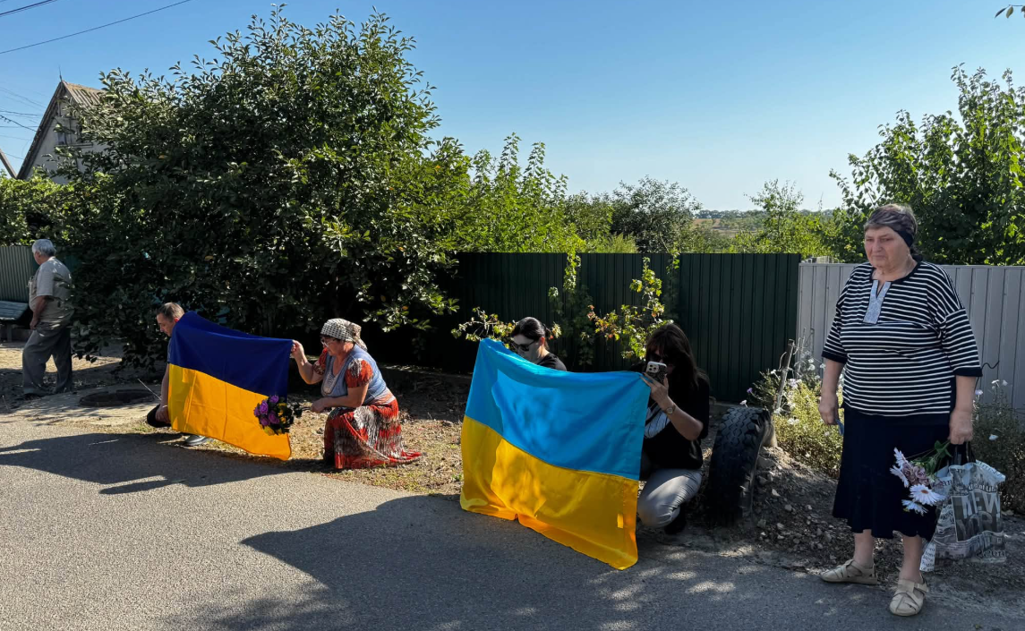 Саф’янівська громада провела в останню путь захисника України Колеснікова Олега